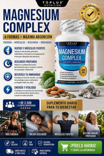 MAGNESIO COMPLEX 600MG