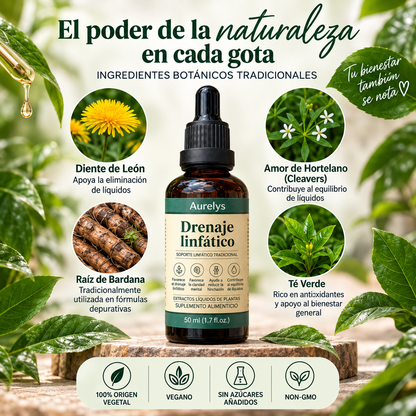 Aurelys® Gotas para Drenaje Linfático