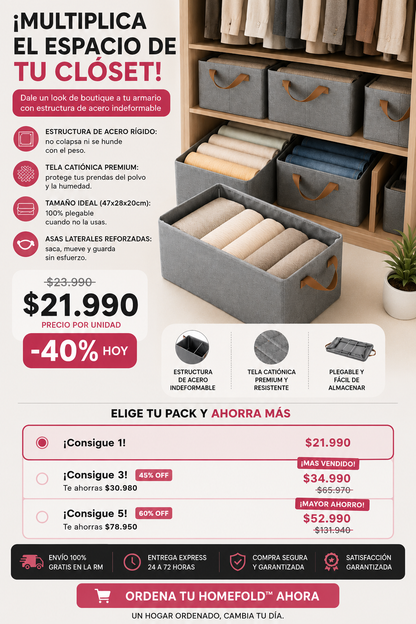 Organizador Premium HomeFold™
